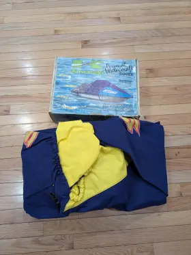 W99995-550 Kawasaki Nos Sts 750 Cover Vintage Purple/yellow Towable Jet Ski Watercraft Usa