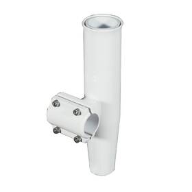 Lees Tackle Ra5204wh Clamp-on Rod Holder - White Aluminum Horizontal Mount Fits 1.900 Inch
