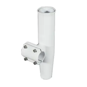 Ra5204wh Lees Tackle Clamp-on Rod Holder - White Aluminum Horizontal Mount Fits 1.900 Inch