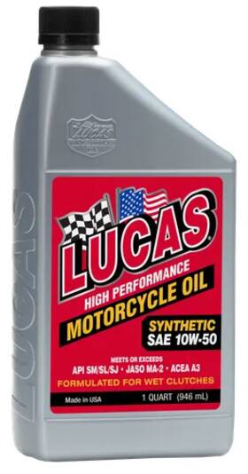 Lucas Oil U1x2o4pkli Synthetic High Performance 10w50 Engine Motor 1 Quart For Pwc