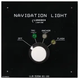 Llb-53sw-81-00 Lunasea Lighting Tri/anchor/flash Fixture Switch Llb-53sw-81-00 Lunasea Lighting Tri/anchor/flash Fixture Switch