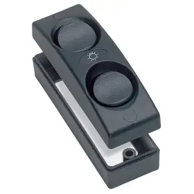 1101-bk Marinco Contour 1100 Series Double Interior Switch - On/off Black