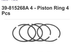 Marinepartsdistributors 200-19-045-2z8 Mercury Mariner Piston Ring Set 39-815268a4 J
