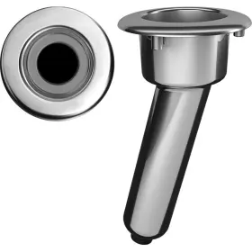 C1015ds Mate Series Elite Screwless Stainless 15 Degree Rod Cup Holder-drain-round Top