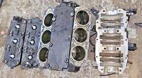 858257t19 Mercury 858281t3 240 Efi Sportjet Crankcase Crank Case Engine Block Cylinders