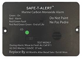 Mti Industries 62-542-bl-marine Marine Carbon Monoxide Alarm 12v Hard Wire Flush Mount