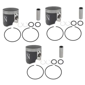 Nw-40006-2 Namura Technologies 3 Piston Kits For Yamaha Fits 2003-2008 Gp-r 1300 .020 Over Bore 84.5mm