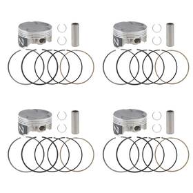 Namura Technologies 4 Nw-40012-2 4 .020 Over Bore Piston Kits For Yamaha Waverunner Vx 1100 2005-15 76.5mm