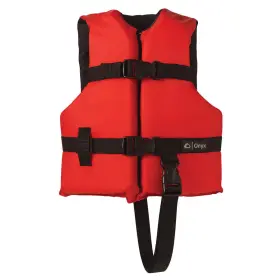 103000-100-001-12 Onyx Outdoor Nylon General Purpose Life Jacket - Child 30-50lbs Red
