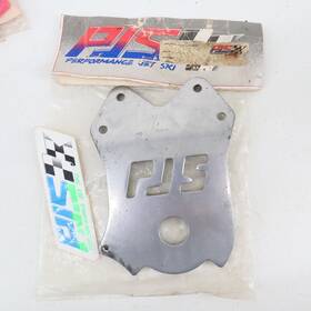 Performance Jet Ski Ac-1200 Pjs Steer Turn Plate 1200 Series Anodized Silver Kawasaki Js 440 550 Blemished