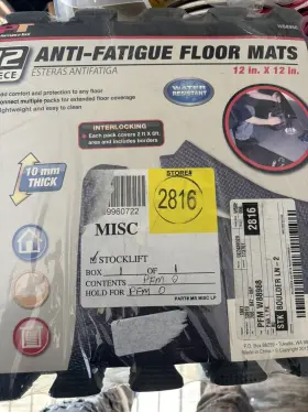 W88988 Performance Tool Shop Floor Mats W88988 Performance Tool Shop Floor Mats