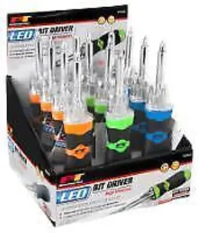 W9205 Performance Tool New High Visibility Led Bit Driver Black/orange W9205 Performance Tool New High Visibility Led Bit Driver Black/orange