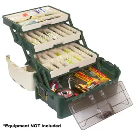 3-tray Plano 723300 Hybrid Hip Tackle Box - Forest Green
