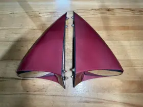 2652191-294 Polaris 1999 Sltx Oem Left Right Hand Mirror Assembly Fresh Water Red