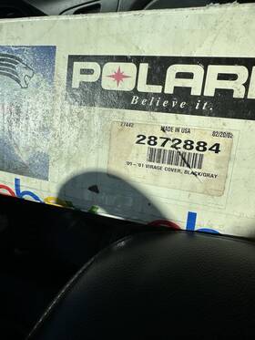 Polaris 2872884 Virage Factory Cover Nos