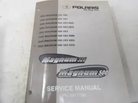 9917198 Polaris 2002 Magnum 325 500 2x4& 4x4 Service Manual Pn