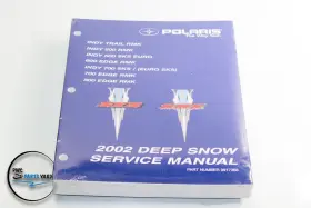 9917366 Polaris Pure Nos Snowmobile Service Manual 2002 Deep Snow Indy Edge Rmk