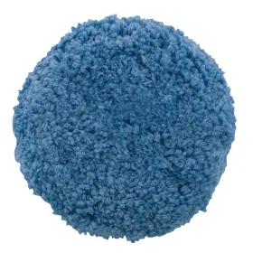 890164 Presta Blue Blended Wool Medium Cutting Pad - 9 Inch Screw-on