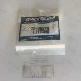 22-98278 Quicksilver Mercury/quicksilver Adapter Fitting Nos Oem Sku M-9-22