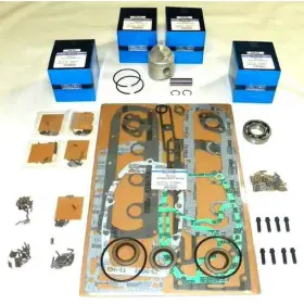 100-05-10a1 Rareelectrical New Powerhead Rebuild Kit Fits Mercury 2 Cyl 2.565 Bore Cross Flow By 100-05-10