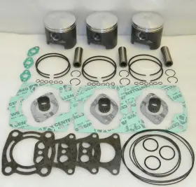 Rareelectrical 686696280416 .5mm Over Platinum Rebuild Kit Fits Polaris 99-04 Genesis 140 00-01 Pro Slx 1200
