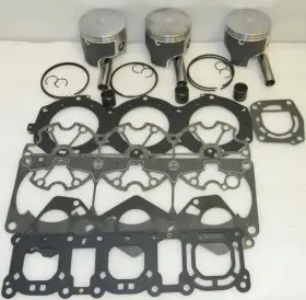 Rareelectrical 686696282380 Platinum Rebuild Kit 1mm Over Fits Yamaha 1999-2000 Suv 2003-2004 1200cc