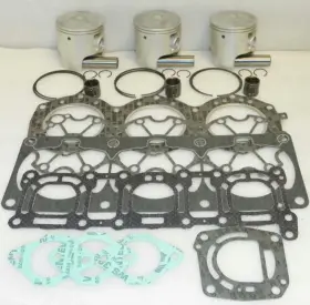 Rareelectrical 686696283127 Rebuild Kit 95-97 1995-1997 Yamaha 1100 82.00mm 1051cc Wave Raider Venture