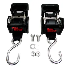 Ssrt40 Rod Saver Stainless Steel Retractable Transom Tie-down - 40 Inch Pair