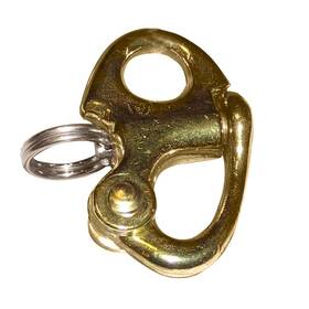 Ronstan Rf6000 Brass Snap Shackle - Fixed Bail 41.5mm 1-5/8 Inch Length