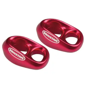 Rf8080r-2 Ronstan Shock - 3/16 Inch Line 1/4 Webbing Red Pair
