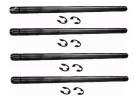 8755 Rotary Corp Brand Replacement Shaft Blades With Clips Fits Bluebird