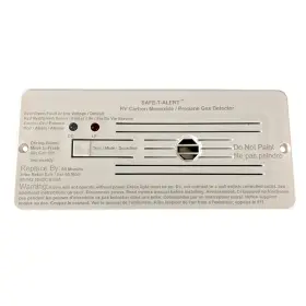 35-742-wht Safe-t-alert Combo Carbon Monoxide Propane Alarms Flush Mount - White