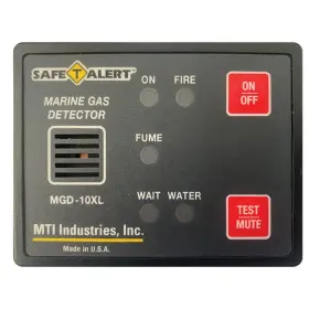 Mgd-10xl Safe-t-alert Gas Vapor Alarm Fume Fire Bilge Water - Black Surface Mount