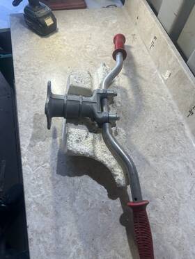 Salvage 39058-3712-6l Sa1 K195 Handle Bar And Holder / Steering Stem 98 Kawasaki Stx 1100