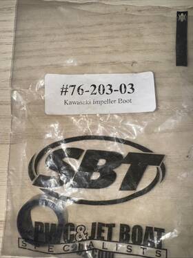 Sbt 76-203-03-sb Kawasaki Xir/sxi/zxi/sts/xi 1992-03 Impeller Boot Kit 92093-3739 76-203-03