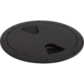 335745-1 Sea-dog Screw-out Deck Plate - Black 4 Inch