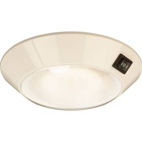 Sea-dog 401757-1 Sea-dog White Plastic Led Dome Light 4 Inch Day/night - Clear/red Bulb
