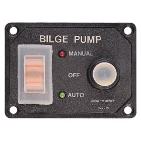 423046-1 Sea-dog Splash Guard Bilge Pump Panel With Circuit