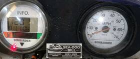 Sea-doo 204470675 2002 02 Lrv Di Multifunction Lcd Info Mph Dash Gauge Speedo