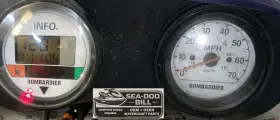 204470675 Sea-doo 2002 02 Lrv Di Multifunction Lcd Info Mph Dash Gauge Speedo