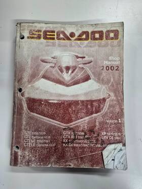 Sea-doo 219100143 2002 Oem Gti Gtx Rx Lrv Xp Shop Manual Seadoo