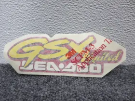 219900883 Sea-doo Nos Vintage Seadoo Gsx Limited Decal Sticker Red