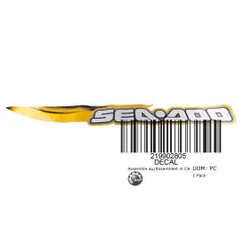 219902805 Sea-doo Decal Vintage