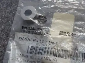 250200012 Sea-doo 2001 - 2007 Rx Xp Gtx Lrv 3d Flat Washers 8.4mm Oem# -2 Pack