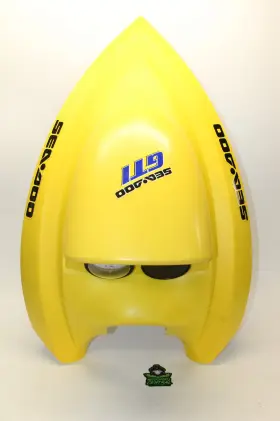 269501420 Sea-doo 269501380 05 Seadoo Gti Yellow Front Storage Hood Cover Visor Lid Complete With Gauge Hinge