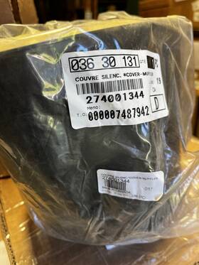 Sea-doo 274001344 Oem Brp Seadoo Muffler Cover Blackrubber With Lining About 8 Diameter