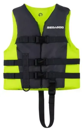 2859500607 Sea-doo New Oem Sandsea Pfd Kids Life Vest Size Medium 33-55 Lbs