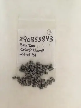 290853843 Sea-doo Oem Crimp Clamp Lot Of 81