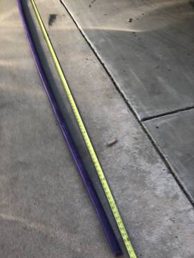 Sea-doo 291000968 1997 97 Seadoo Gs Oem Violet Purple Side Bumper 291000967 Trim