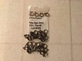 293650062 Sea-doo Oem Clic Clamp Lot Of 44